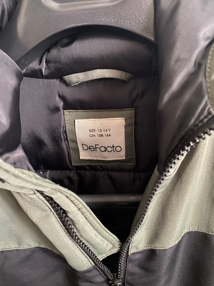 Gri Kapüşonlu Erkek Kayak Ceketi - Görsel 3