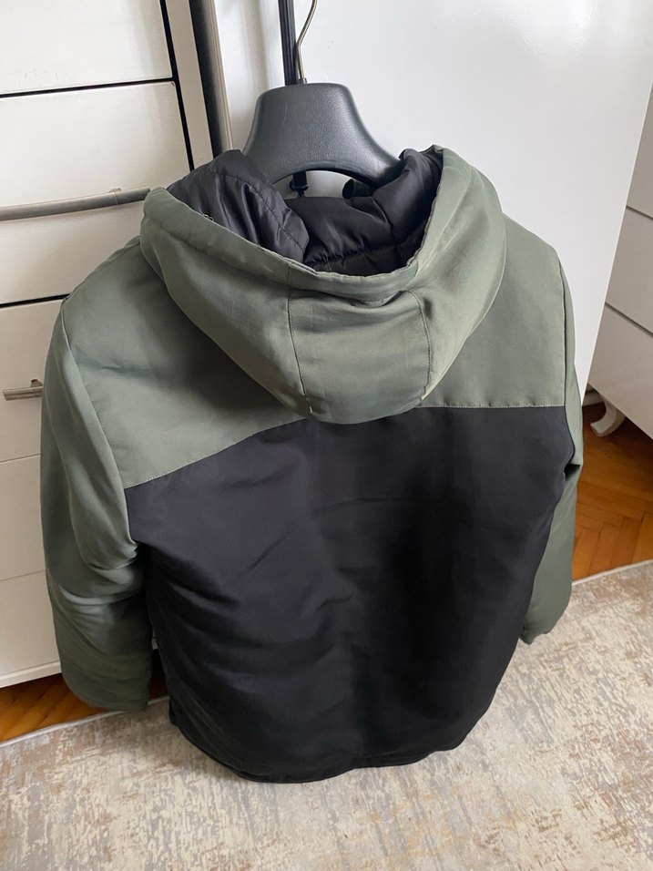 Gri Kapüşonlu Erkek Kayak Ceketi - Görsel 2