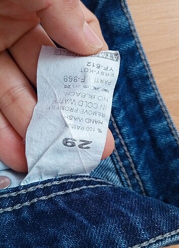 38 Beden mavi Renk Kot jean pantolon