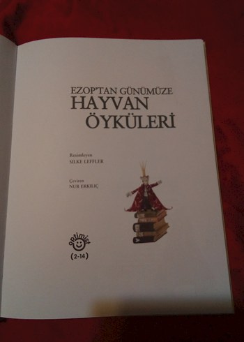 Ezop'tan Günümüze Hayvan Öyküleri Çocuk Kitabı Ciltli - Görsel 3