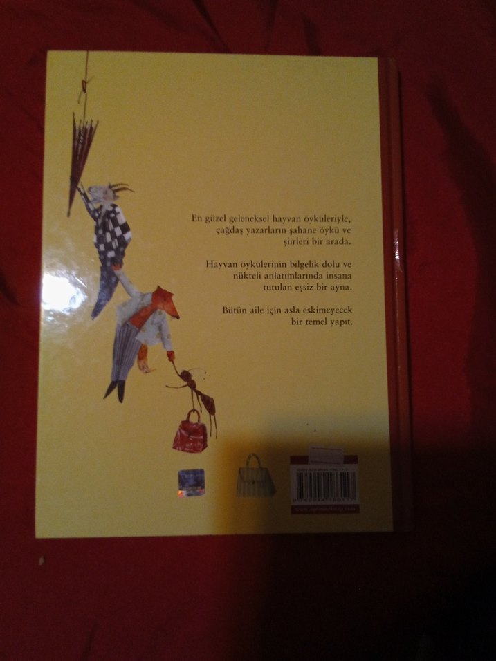 Ezop'tan Günümüze Hayvan Öyküleri Çocuk Kitabı Ciltli - Görsel 2