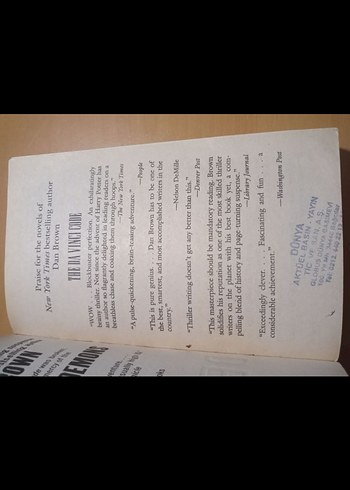 Dan Brown Roman Seti - 4 Kitap - Görsel 8
