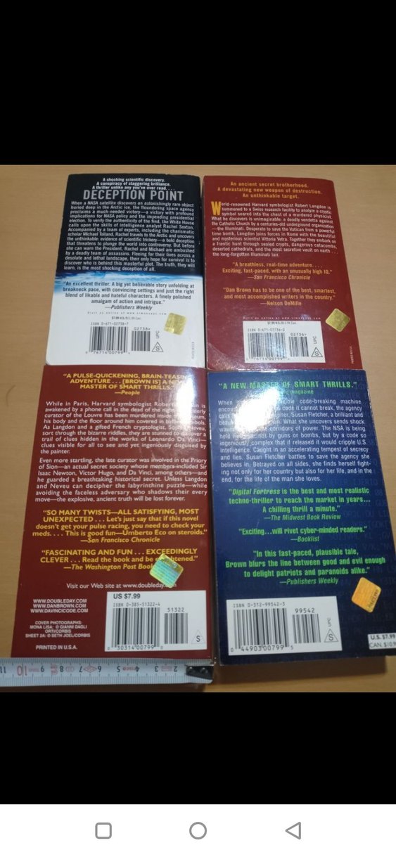 Dan Brown Roman Seti - 4 Kitap - Görsel 3