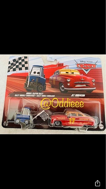 Cars D.Clutchdaley ve Jet Robinson karakterleri