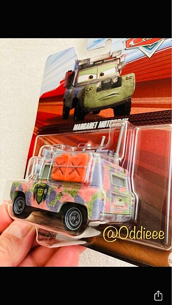  Disney Cars Margaret Motorray karakteri