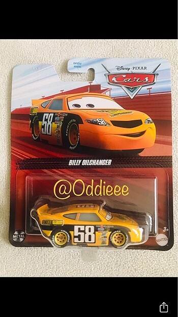 Disney Cars Billy Oilchanger karakteri