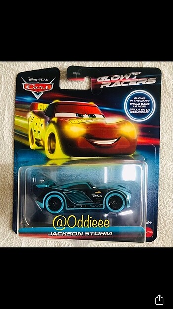 Disney pixar Cars Glow Racers j.Storm karakteri