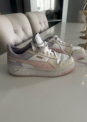 38,5 Beden Puma Kadın Pembe Platform Sneakers