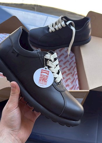 Camper Siyah Deri Sneaker