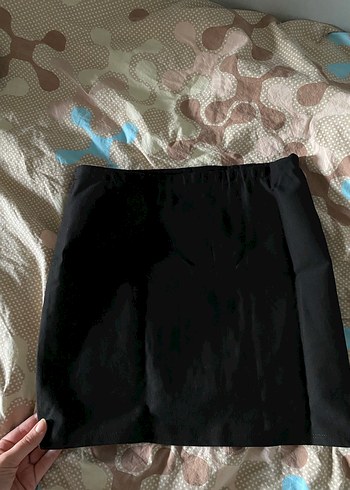 Siyah Drapeli Mini Etek - Görsel 2