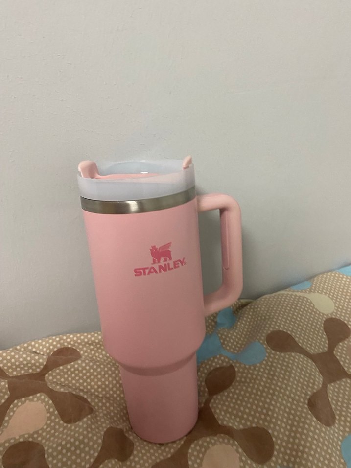 Pastel Pembe Stanley Termos Bardak - Görsel 2