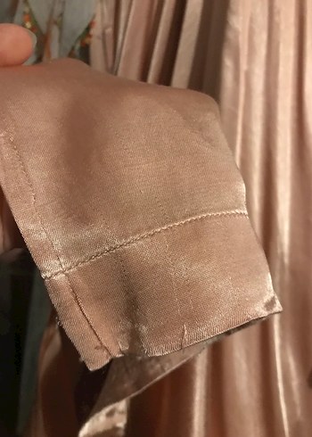 Oysho Pudra Saten Kadın Sabahlık - Görsel 11