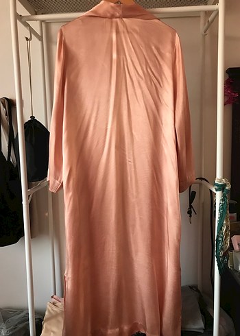 Oysho Pudra Saten Kadın Sabahlık - Görsel 2