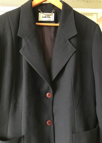 Oversize Lacivert Blazer Ceket - Görsel 2