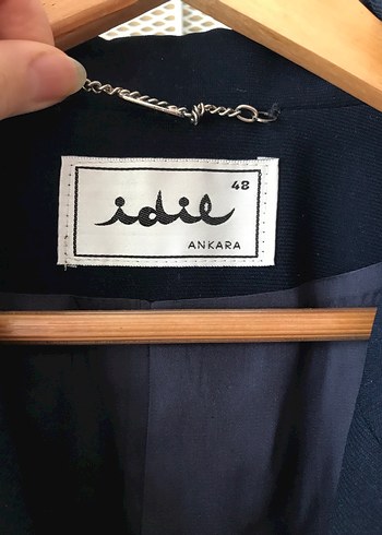 Oversize Lacivert Blazer Ceket - Görsel 4