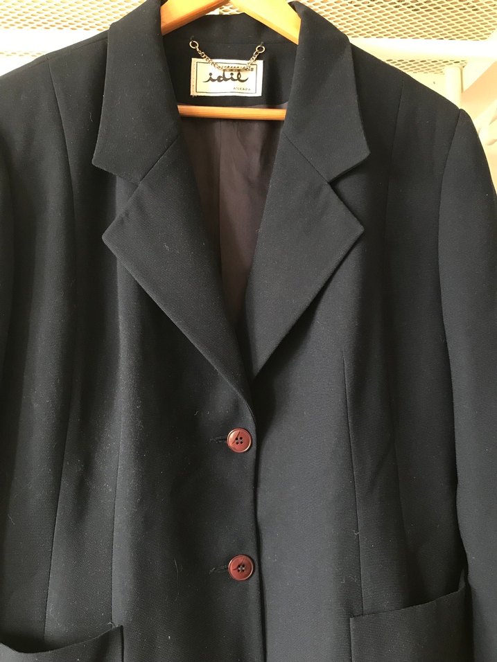 Oversize Lacivert Blazer Ceket - Görsel 2