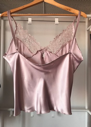 Babydoll Saten Bluz/Gecelik - Görsel 2