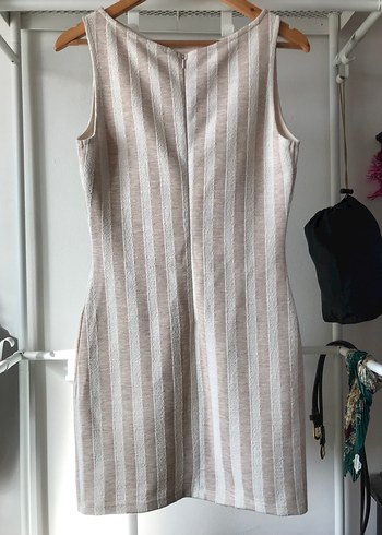 Mango Çizgili Elbise - Görsel 2