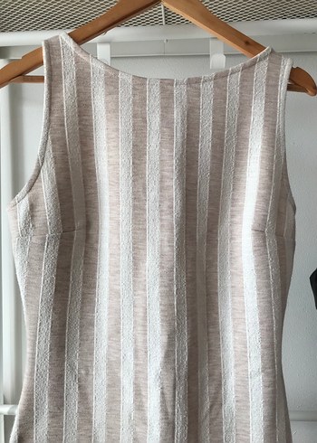 Mango Çizgili Elbise - Görsel 3