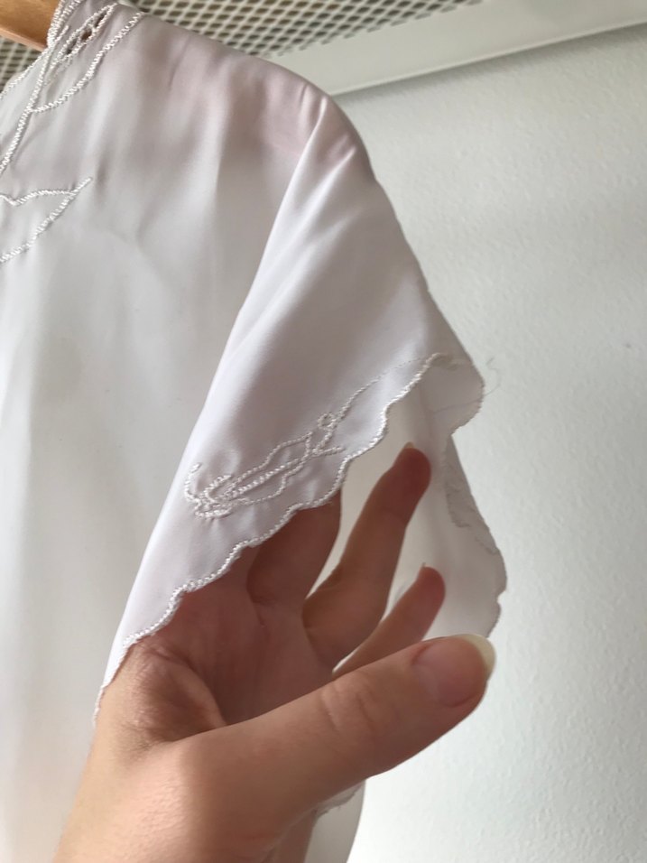 %100 Saf İpek Gömlek - Görsel 5