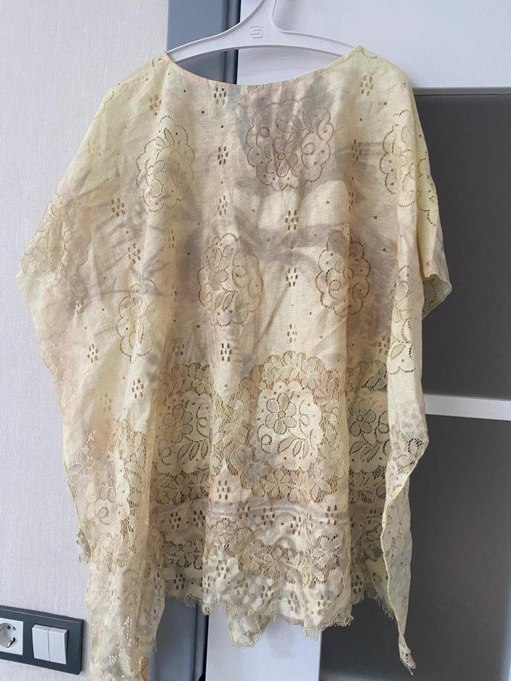 Dantel Detaylı Bohem pareo - Görsel 4