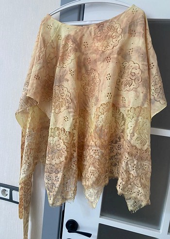 Dantel işlemeli pareo - Görsel 5