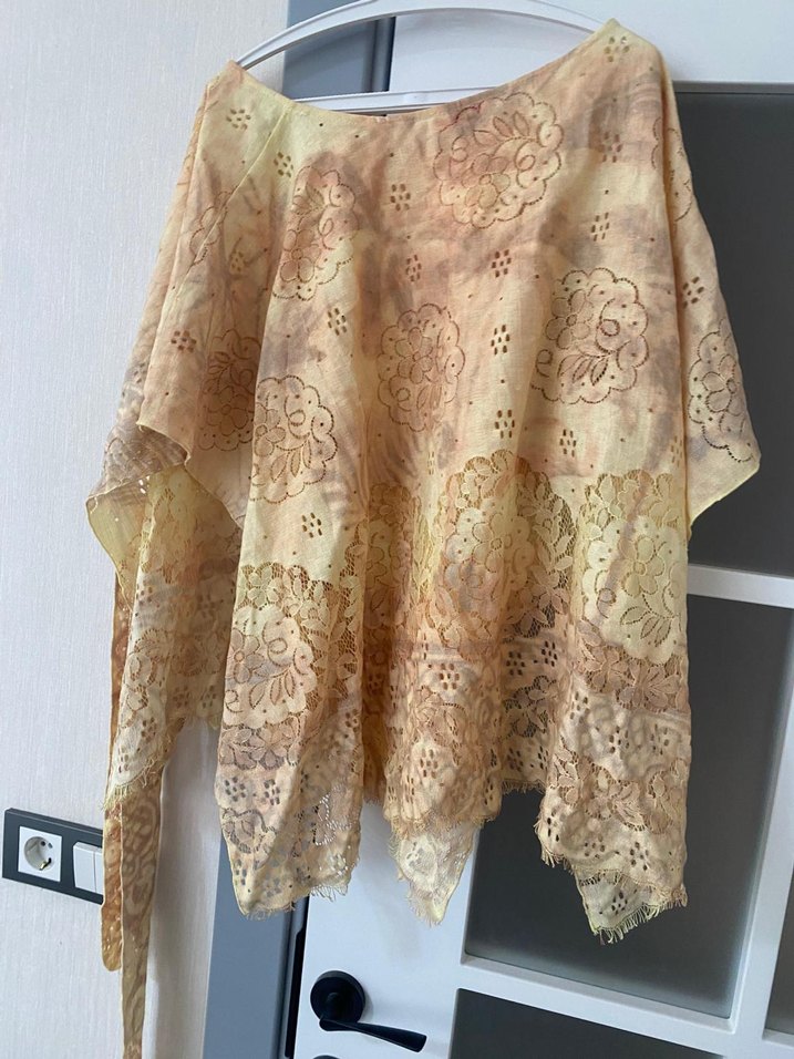 Dantel işlemeli pareo - Görsel 5