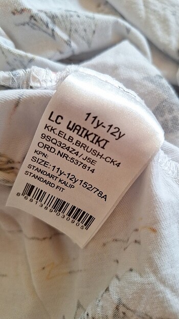10 Yaş Beden LC WAİKİKİ ELBİSE 11-12 yaş 146-152 cm