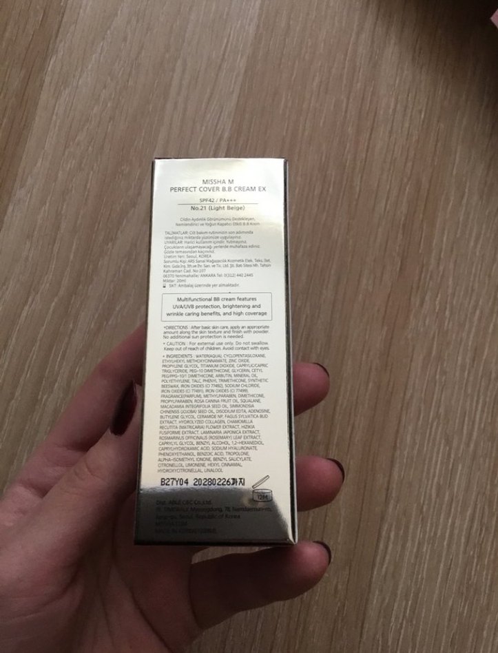 Missha M Perfect Cover BB Krem - Görsel 3