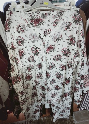 Uzun Kollu Bohem Desenli Kadın Pijama - Görsel 2