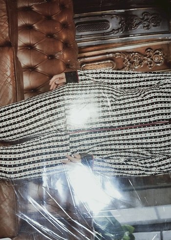 Bordo Düğmeli MODAL Pijama takımı - Görsel 6