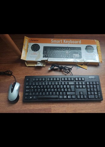 A4Tech Siyah Kablolu Klavye ve Mouse Seti - Görsel 2