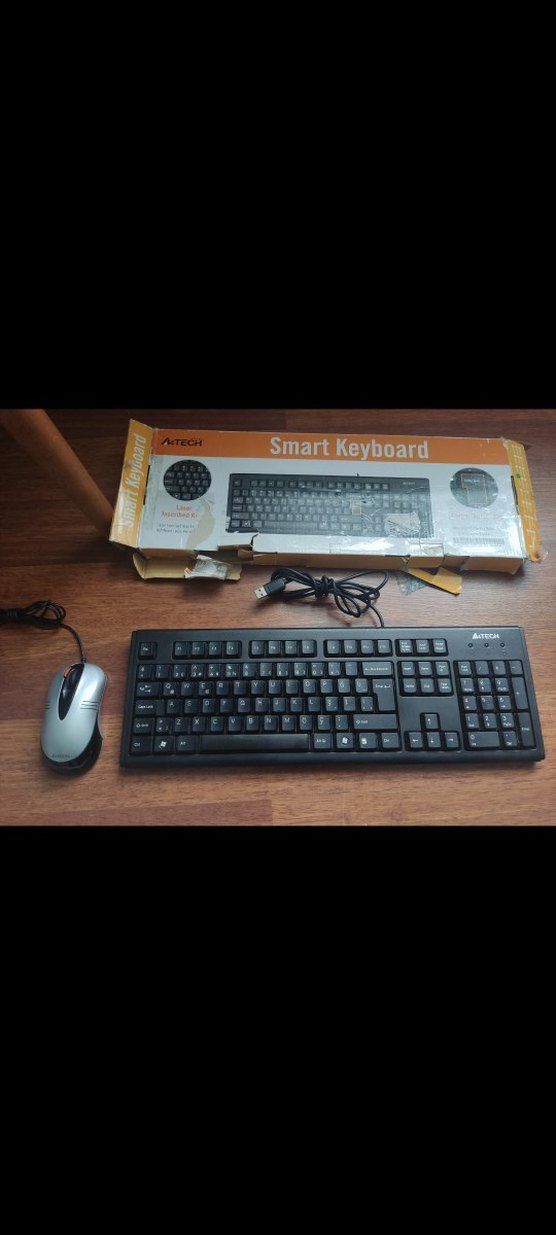 A4Tech Siyah Kablolu Klavye ve Mouse Seti - Görsel 2