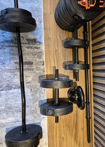 Ağırlık Halter Plakalı Dumble Seti (68kg)
+ 10 kg KETTLEBELL - Görsel 5