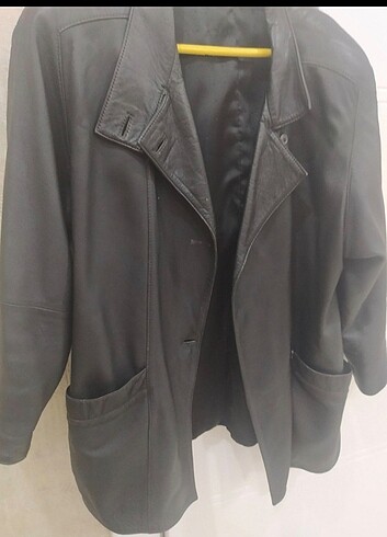 AMERİCAN VİNTAGE HAKİKİ DERİ CEKET SİYAH - Görsel 4