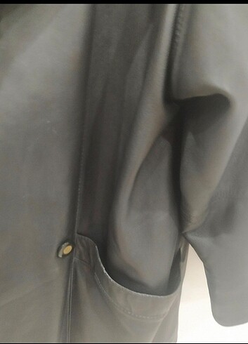 AMERİCAN VİNTAGE HAKİKİ DERİ CEKET SİYAH - Görsel 6