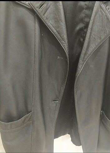 AMERİCAN VİNTAGE HAKİKİ DERİ CEKET SİYAH - Görsel 8