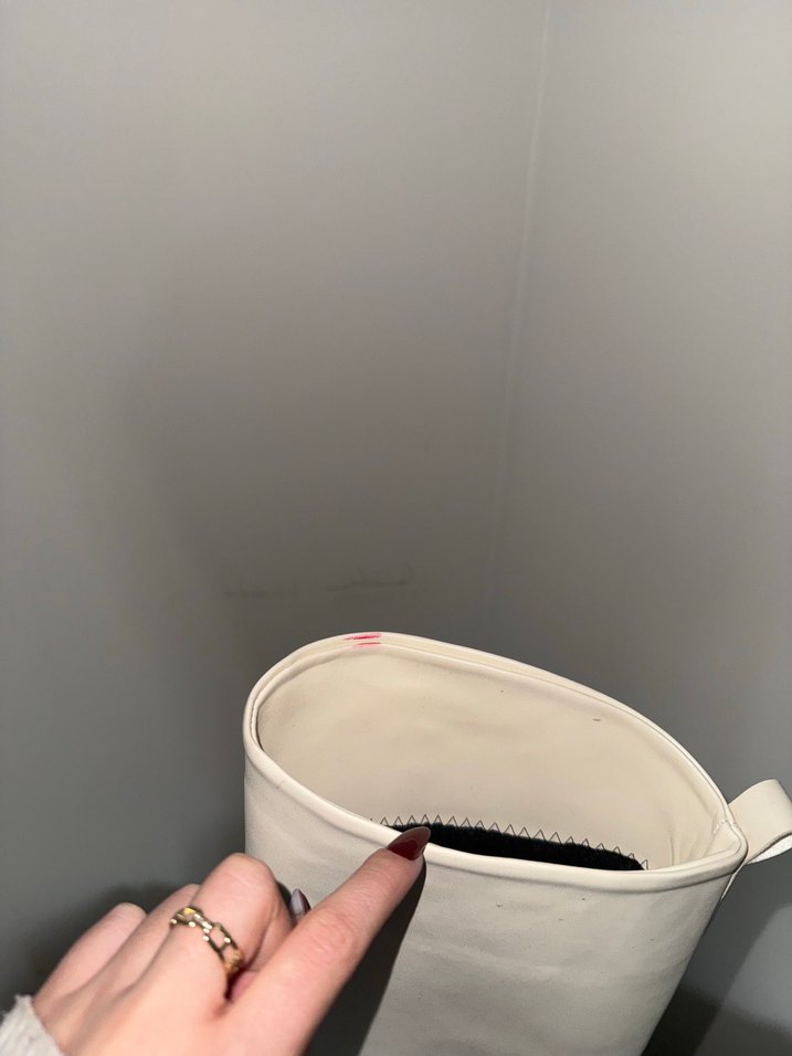 Beyaz Deri Kadın Dizüstü Botlar - Görsel 2