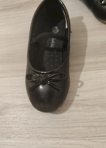 Kız Çocuk Siyah Tokalı Babet - Görsel 4