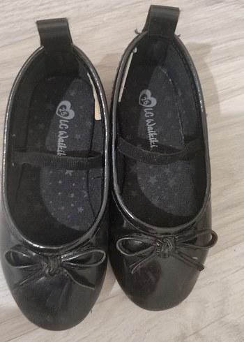 Kız Çocuk Siyah Tokalı Babet - Görsel 2