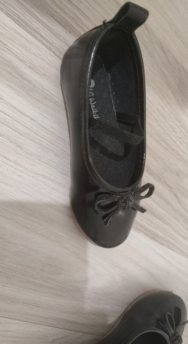 Kız Çocuk Siyah Tokalı Babet - Görsel 3