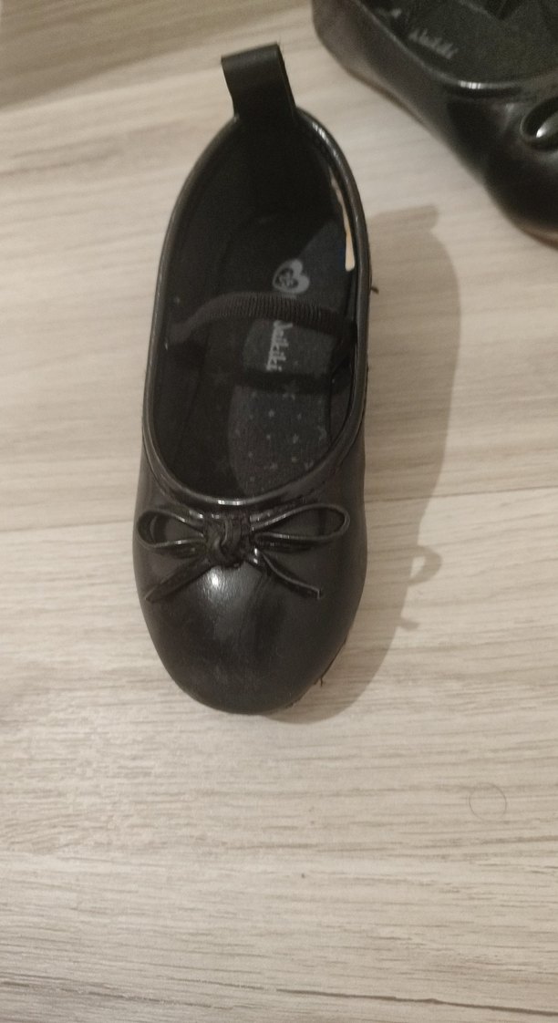 Kız Çocuk Siyah Tokalı Babet - Görsel 4