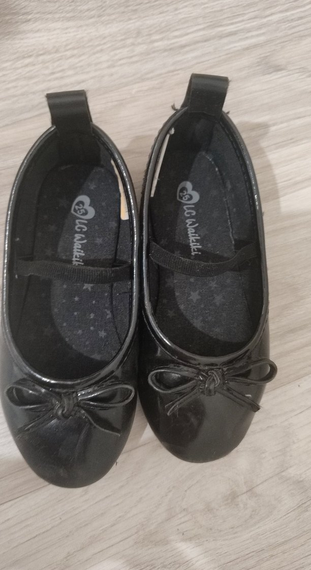 Kız Çocuk Siyah Tokalı Babet - Görsel 2