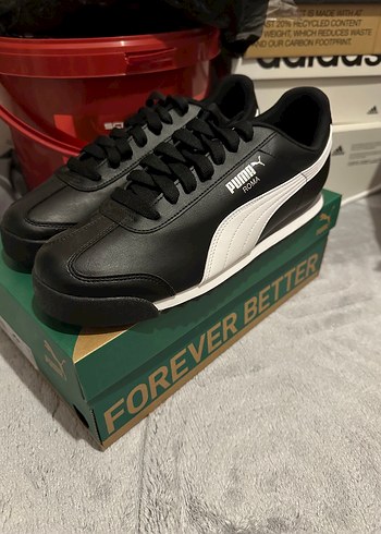 Siyah Puma Roma Erkek Spor Ayakkabı 44,5