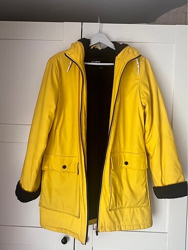 s Beden Pull&Bear Sarı Yağmurluk