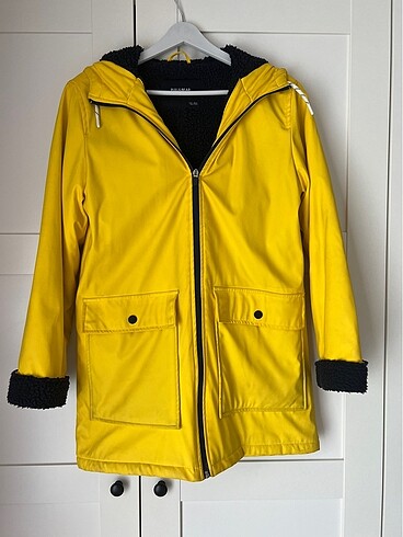 s Beden sarı Renk Pull&Bear Sarı Yağmurluk