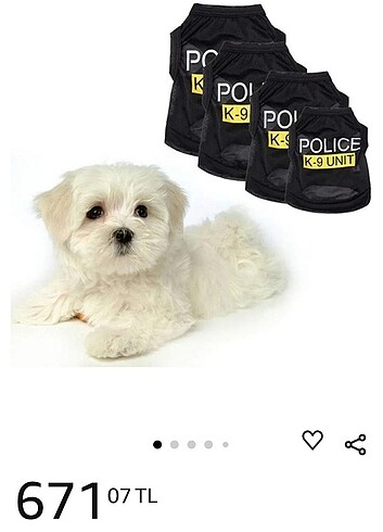 Küçük kedi ve köpek kıyafeti - Görsel 7