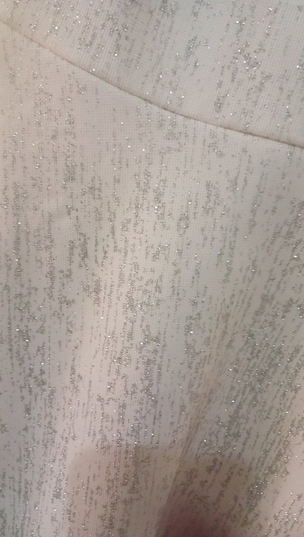 beyaz mini simli elbise - Görsel 4