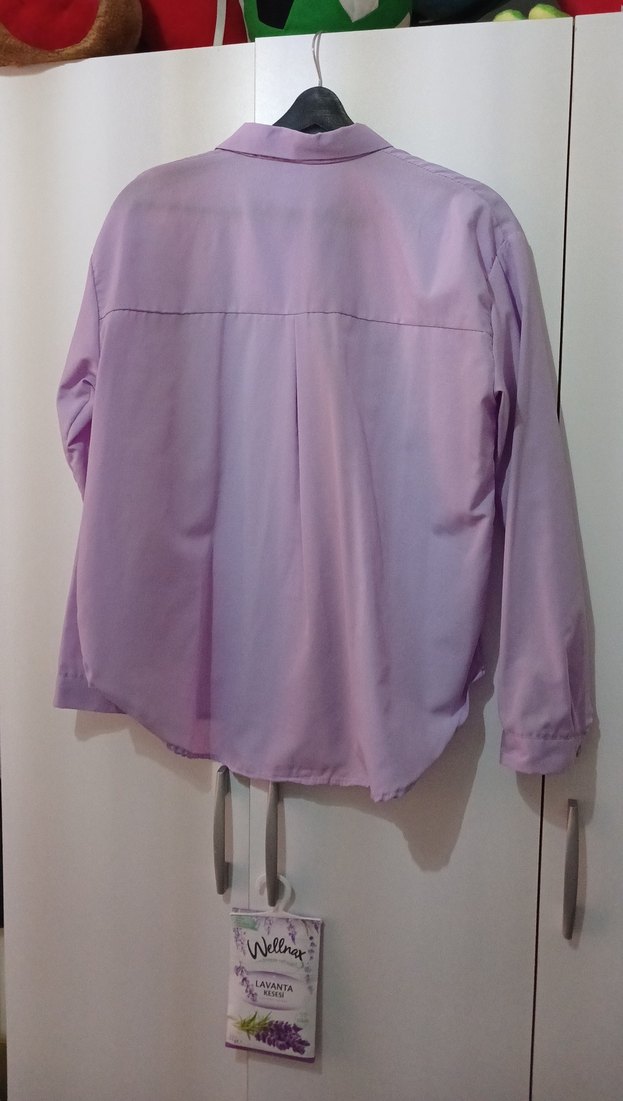 lila kadı Gömlek - Görsel 3