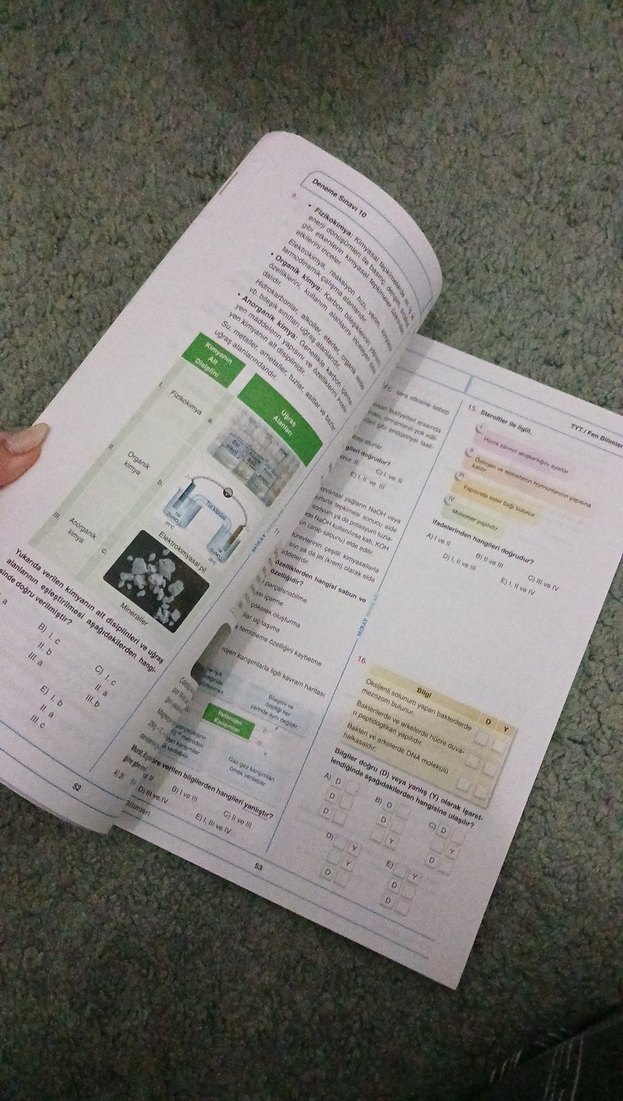 TYT Fen Bilimleri 10 Deneme Miray - Görsel 5